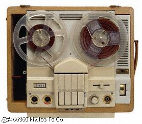 Vintage reel-to-reel tape recorder